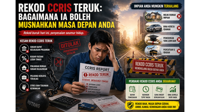 Rekod CCRIS Teruk: Bagaimana Ia Boleh Musnahkan Masa Depan Kewangan Anda di Malaysia