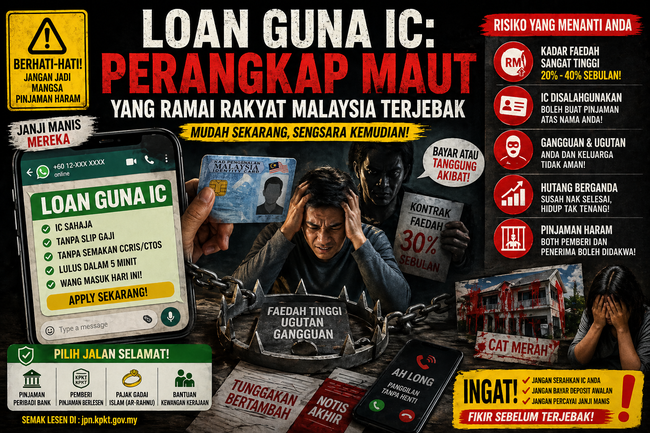 Loan Guna IC di Malaysia: Perangkap Maut yang Ramai Terjebak (Amaran Penting)